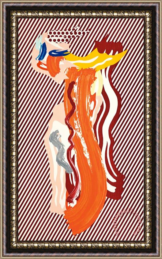 Roy Lichtenstein Nude, From Brushstroke Figure Series, 1989 Framed Print