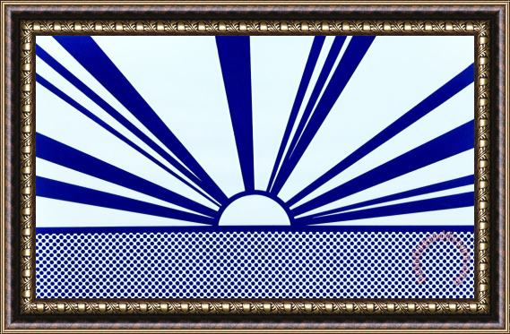 Roy Lichtenstein The New Gallery of Contemporary Art, 1978 Framed Painting