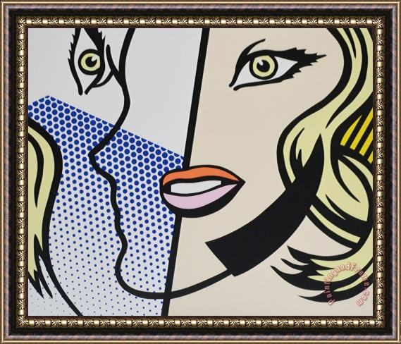 Roy Lichtenstein Untitled Head, 1995(qtjt0ee8cy1dxk Viamdia) Framed Print