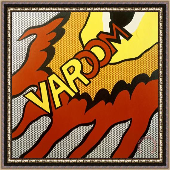 Roy Lichtenstein Varoom, 1965 Framed Print