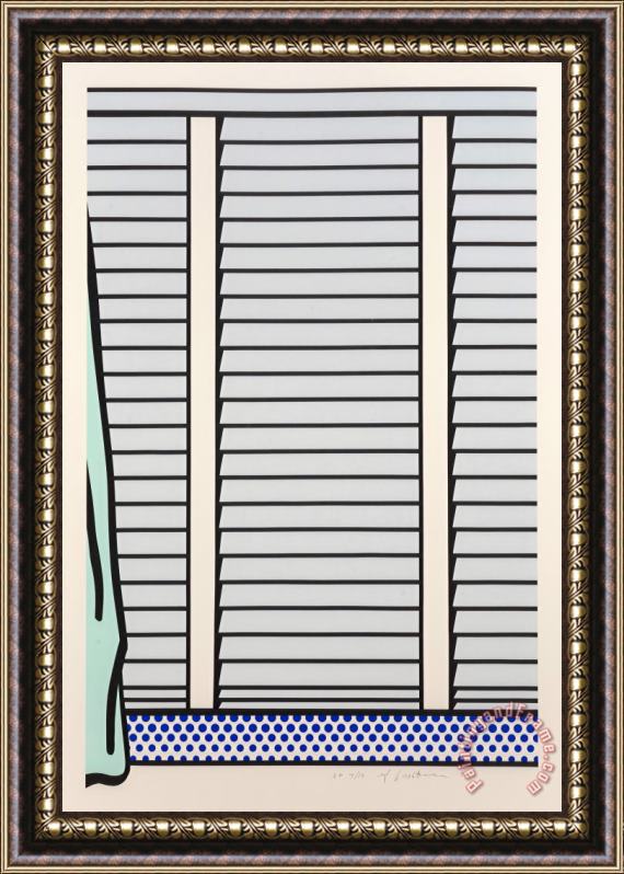 Roy Lichtenstein Venetian School Ii, 1996 Framed Print