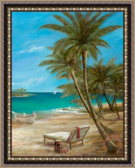 Ruane Manning Relaxing Interlude Framed Painting