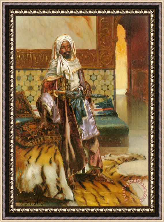 Rudolf Ernst The Arab Prince Framed Print