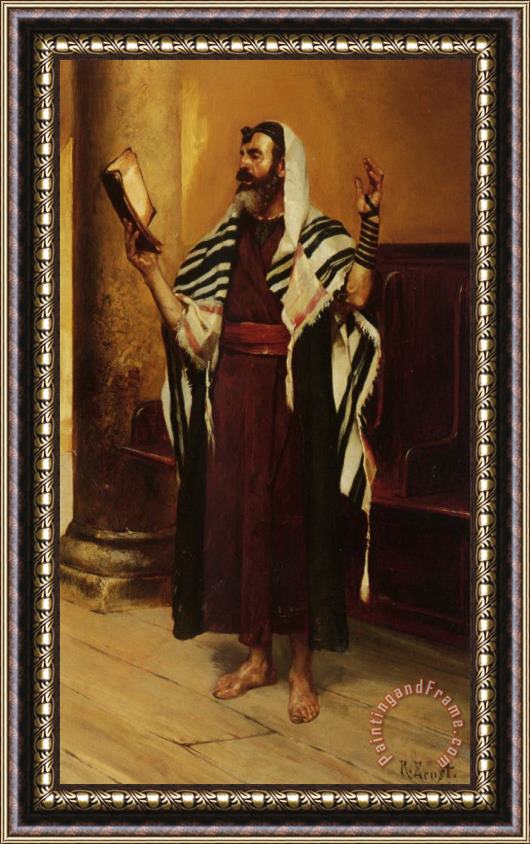 Rudolf Ernst The Morning Prayer Framed Painting