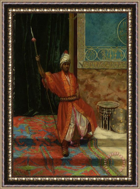 Rudolf Ernst The Sultan's Guard Framed Print