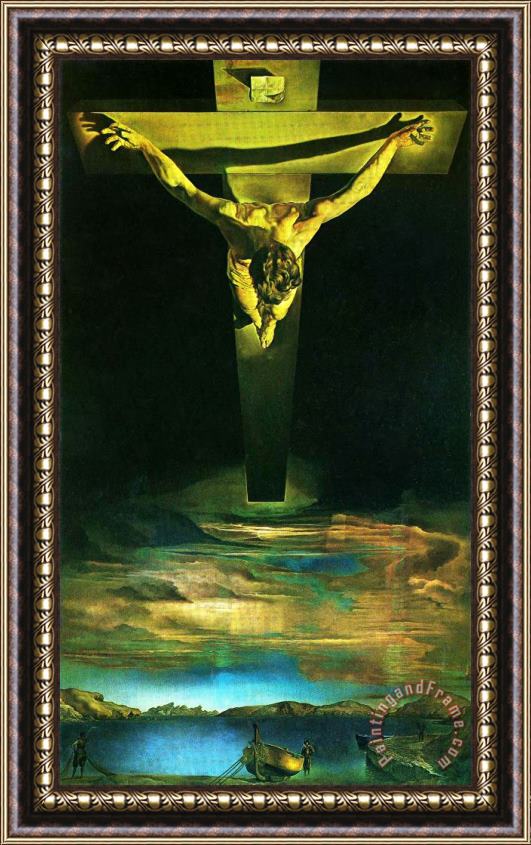 Salvador Dali Christ of St John of The Cross 1951 Framed Print