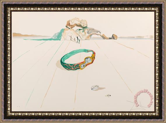Salvador Dali Desert Bracelet, From Time, 1976 Framed Print
