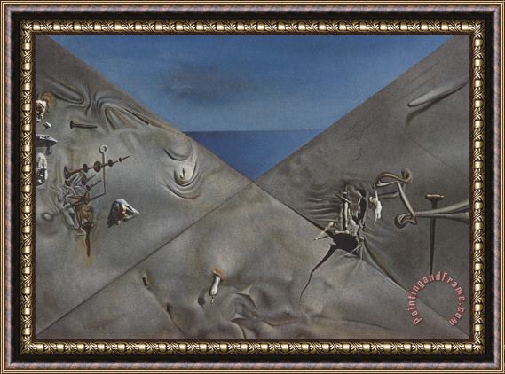 Salvador Dali Hyperxiological Sky Framed Painting