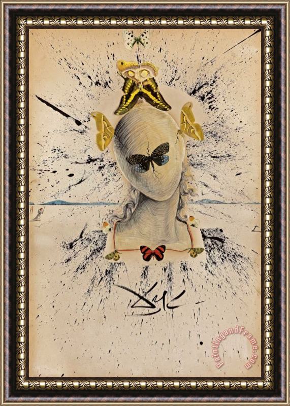 Salvador Dali La Soie Est Une Femme Framed Painting