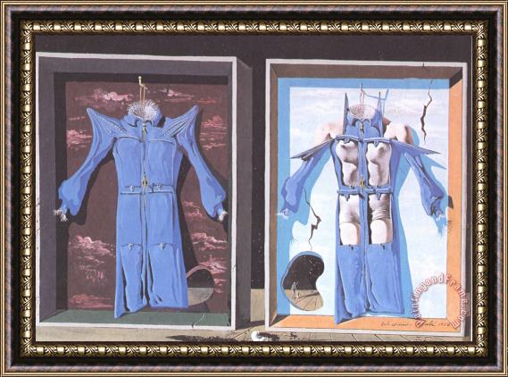 Salvador Dali Night And Day Clothes of The Body 1936 Framed Painting