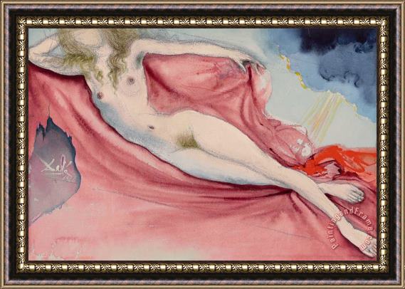 Salvador Dali Playmate After Rokeby Venus, 1966 Framed Print