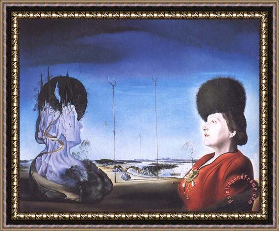 Salvador Dali Portrait of Frau Isabel Styler Tas Framed Painting