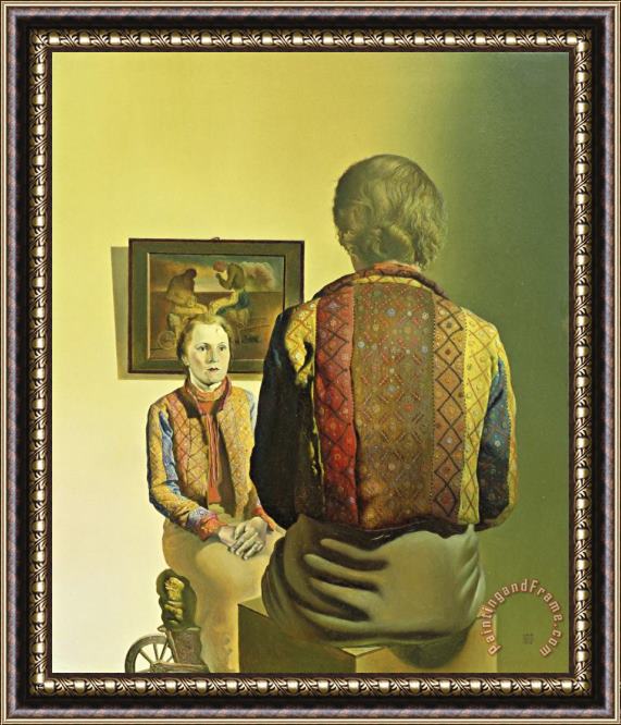 Salvador Dali Portrait of Gala Framed Painting