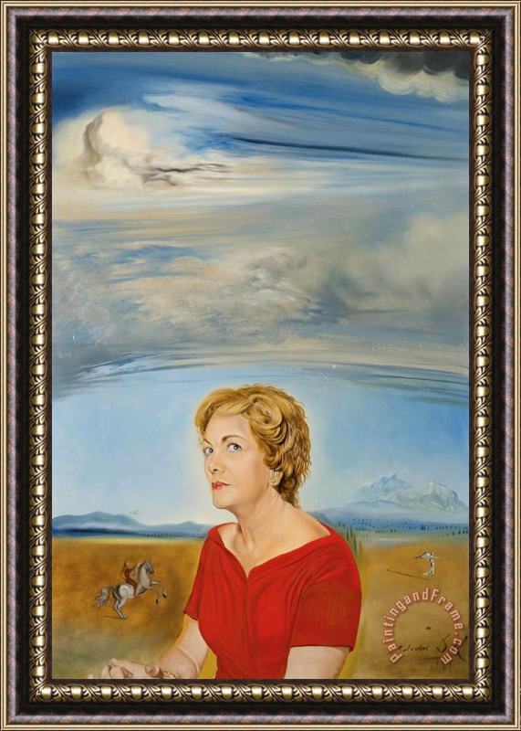 Salvador Dali Portrait of Ruth Lachman, 1961 Framed Painting