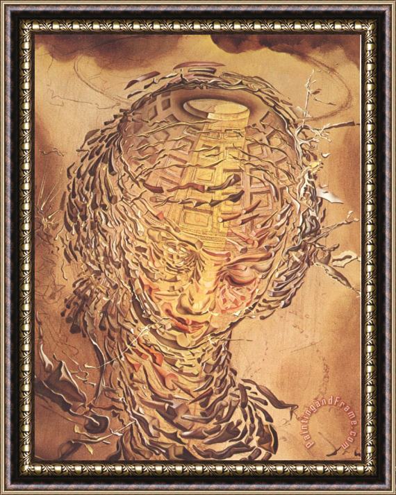 Salvador Dali Raphaelesque Head Exploding Framed Print