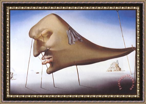 Salvador Dali Sleep Framed Painting