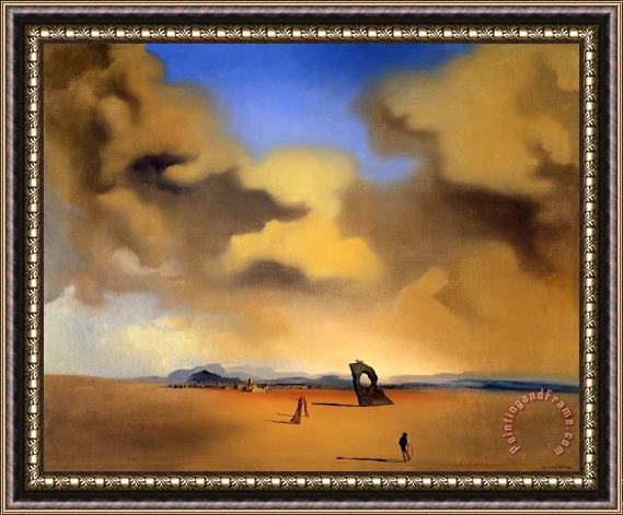 Salvador Dali Spectre Du Soir Sur La Plage (night Spectre on The Beach), 1935 Framed Painting