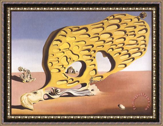 Salvador Dali The Enigma of My Desire Or My Mother My Mother My Mother 1929 Framed Painting