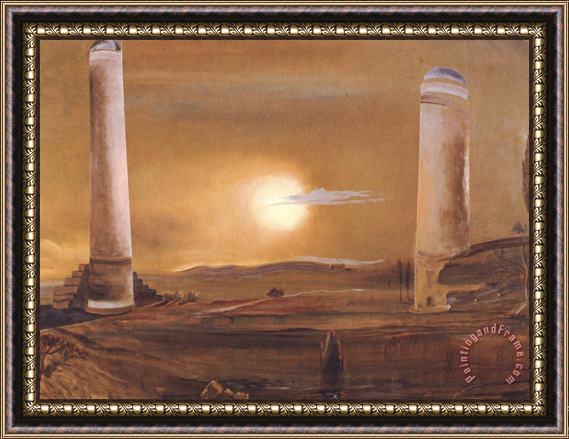 Salvador Dali The Towers Framed Painting