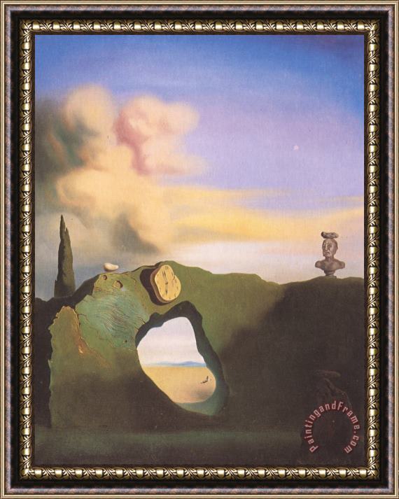 Salvador Dali The Triangular Hour 1933 Framed Painting