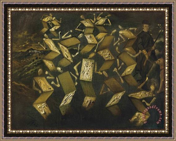 Salvador Dali Twist Dans Le Studio De Velazquez, 1962 Framed Painting