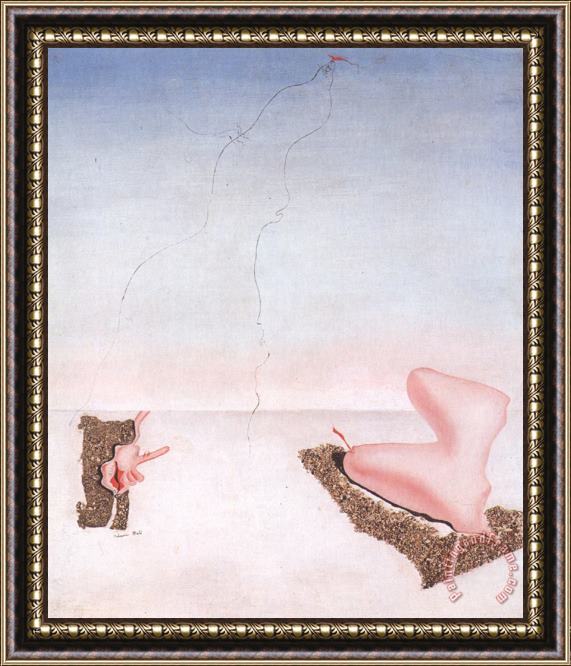 Salvador Dali Unsatisfied Desires 1928 Framed Painting