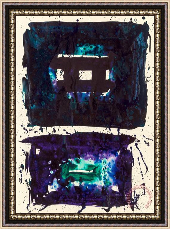 Sam Francis Untitled (abstract #15), 1979 Framed Painting