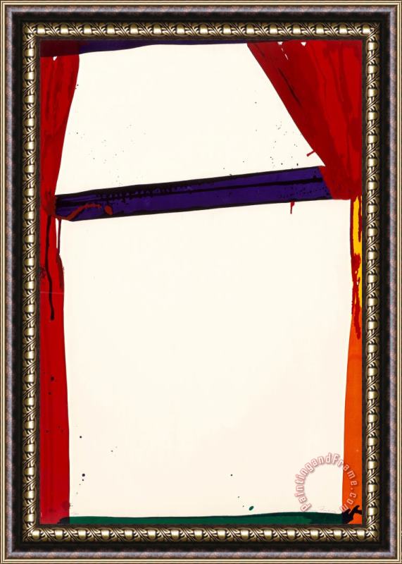 Sam Francis Untitled (sf 243), 1968 Framed Painting