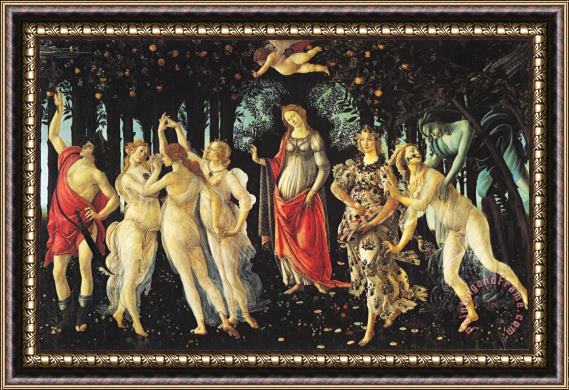 Sandro Botticelli Allegory of Spring Framed Print