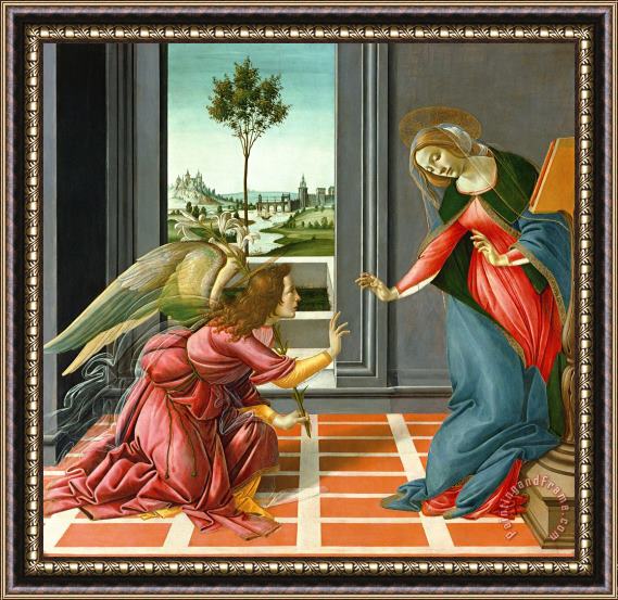 Sandro Botticelli Annunciation Framed Print