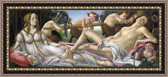 Sandro Botticelli Venus And Mars Framed Painting