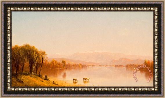 Sanford Robinson Gifford Indian Summer in The White Mountains Framed Painting