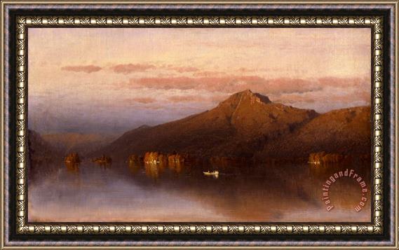 Sanford Robinson Gifford Whiteface Mountain From Lake Placid Framed Painting