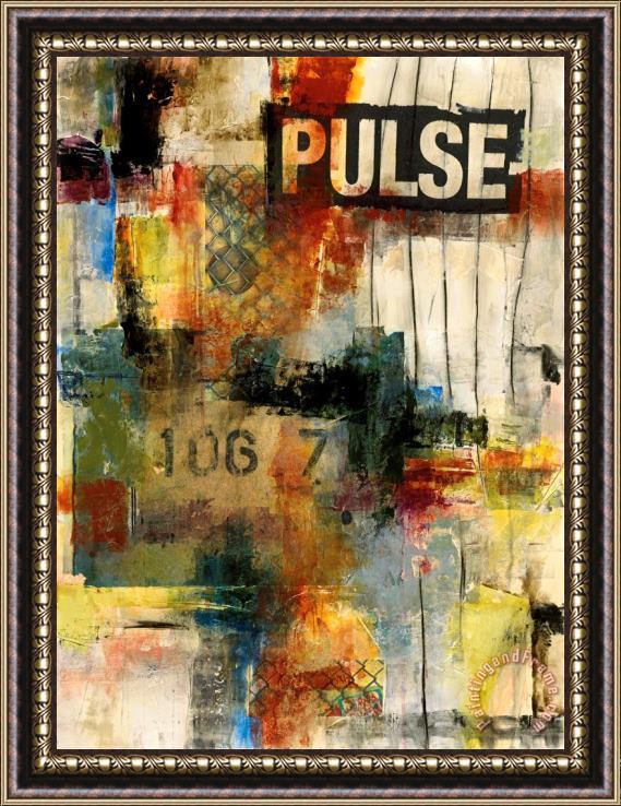 Sara Abbott Pulse I Framed Painting