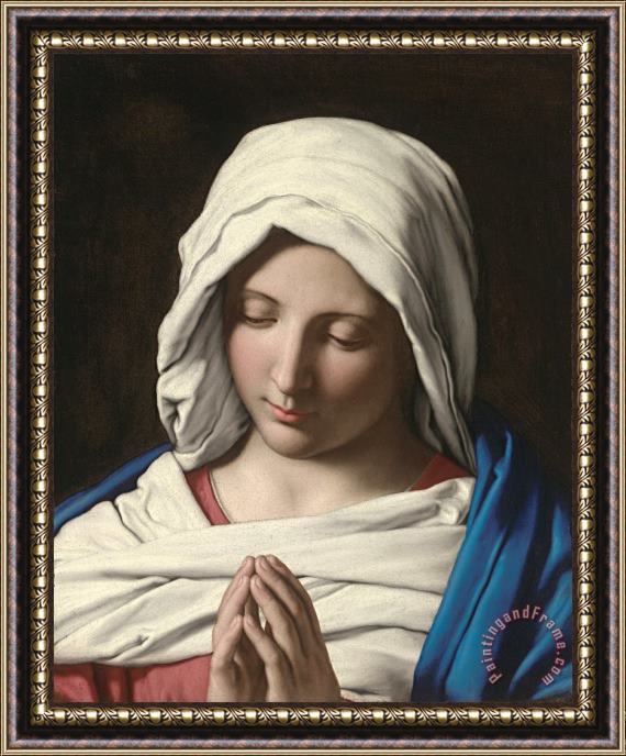 Sassoferrato Madonna in Prayer Framed Print