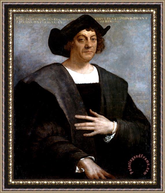 Sebastiano del Piombo Christopher Columbus Framed Print