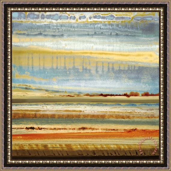 Selina Rodriguez Earth Layers I Framed Painting