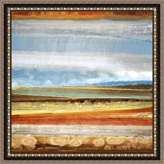 Selina Rodriguez Earth Layers II Framed Painting
