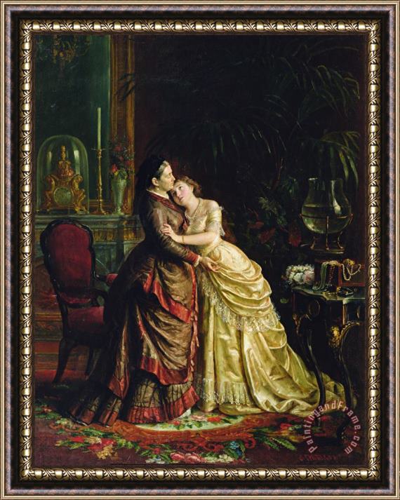 Sergei Ivanovich Gribkov Before the Marriage Framed Painting