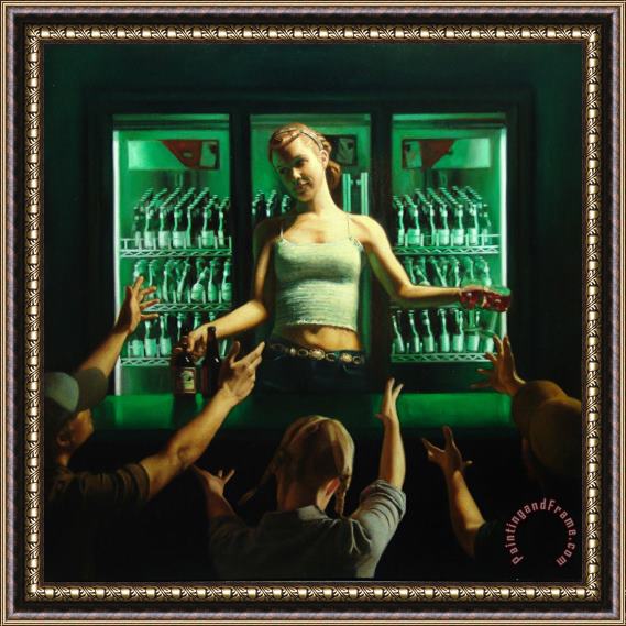 Shaun Downey Religious Intoxication #2 Framed Painting