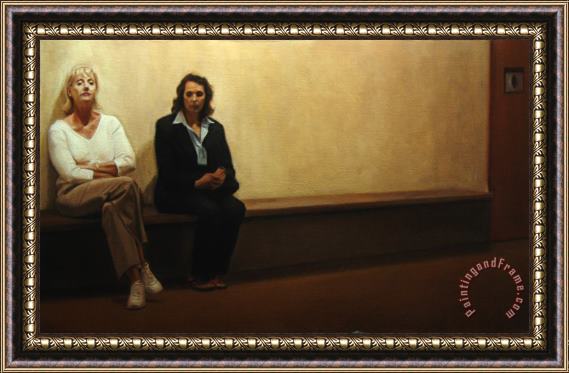 Shaun Downey The Met Ladies Framed Painting