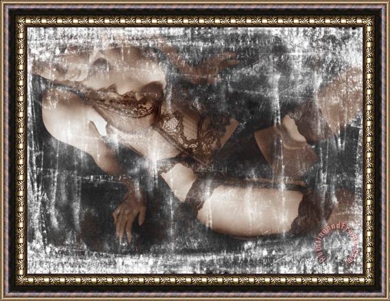 Sia Aryai Bubbly Seduction I Framed Print