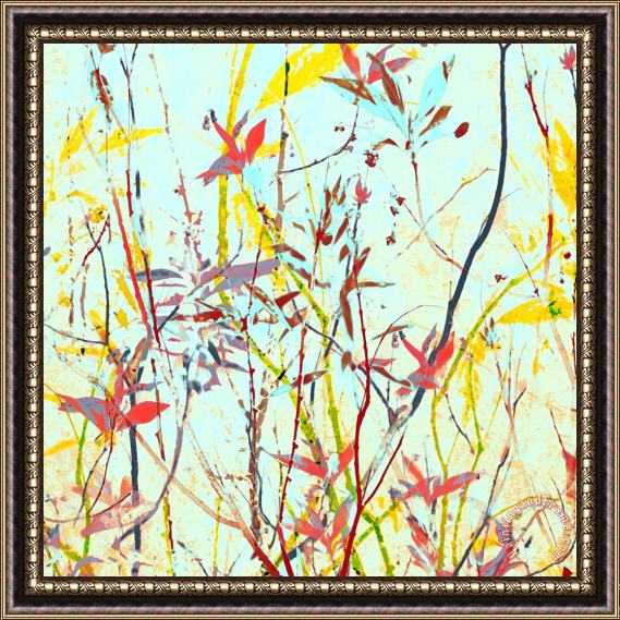 Sia Aryai Radiant Foliage I Framed Painting