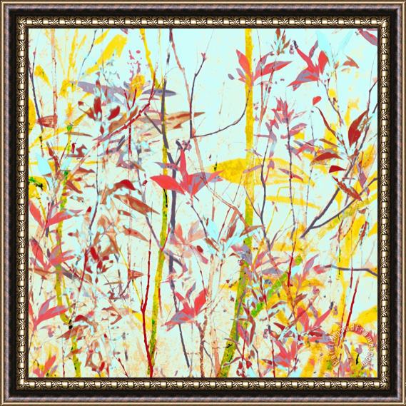 Sia Aryai Radiant Foliage III Framed Painting