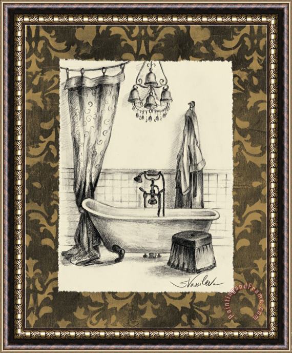 Silvia Vassileva Elegant Bath II Framed Print