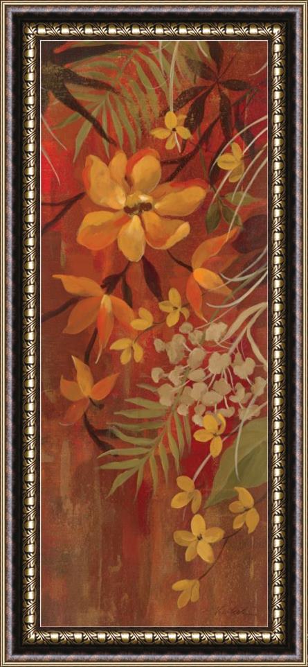 Silvia Vassileva Exotic Florals II Framed Painting