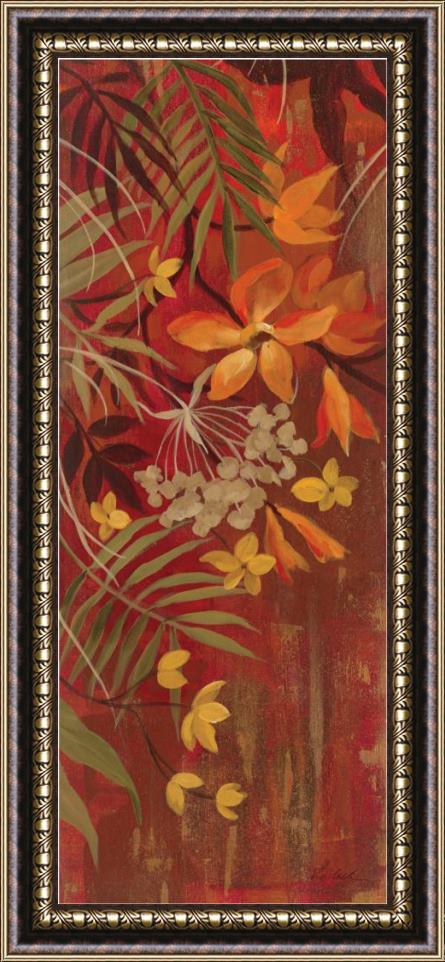 Silvia Vassileva Exotic Flowers I Framed Painting
