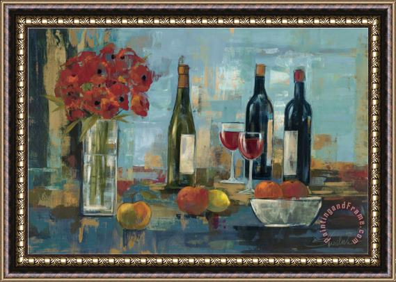 Silvia Vassileva Fruit And Wine Framed Print