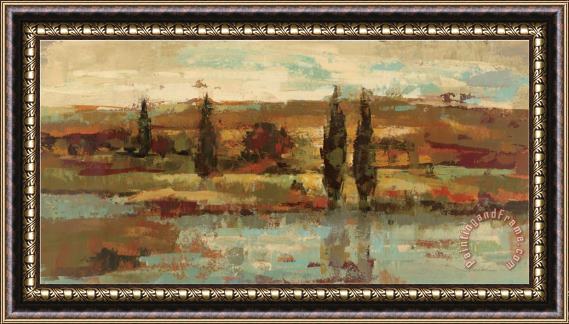 Silvia Vassileva Hot Day by The River Framed Painting