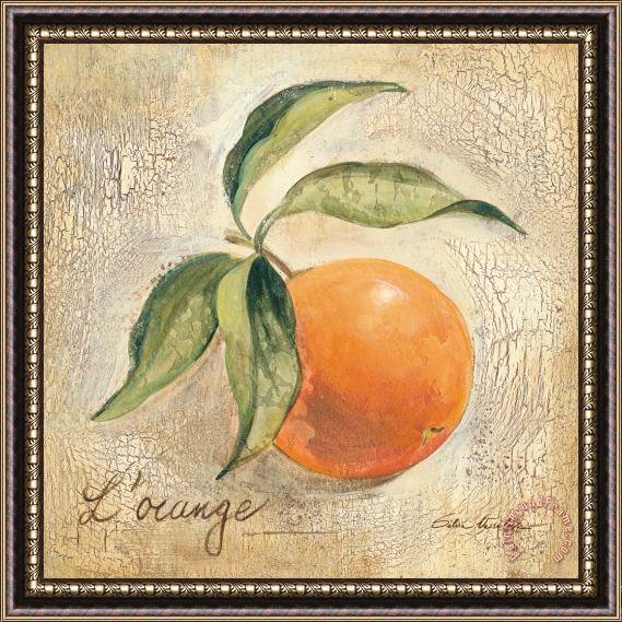 Silvia Vassileva L Orange Framed Painting
